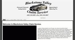 Desktop Screenshot of blackstonevalleyclaimservice.com